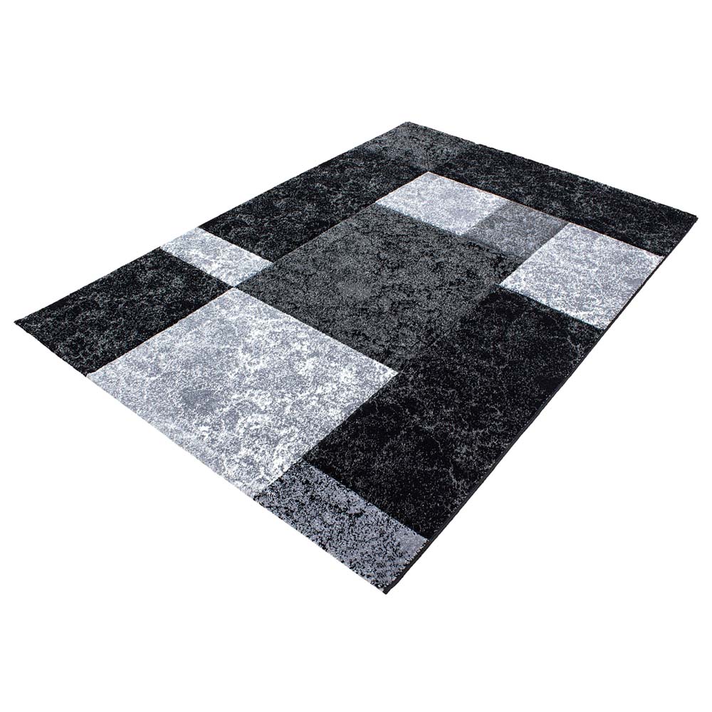 Tapis de couloir Moderne carreaux Hawaï - noir Tapis de couloir Moderne carreaux Hawaï - noir