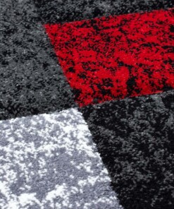 Tapis Moderne carreaux Hawaï - rouge - close up materiaal, thumbnail Tapis Moderne carreaux Hawaï - rouge - close up materiaal, thumbnail