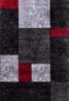 Tapis de couloir Moderne carreaux Hawaï - rouge - overzicht boven, thumbnail