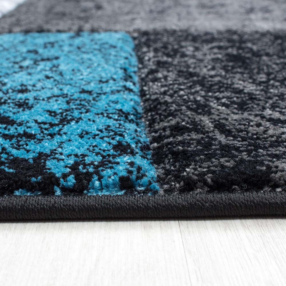 Tapis de couloir Moderne carreaux Hawaï - turquoise Tapis de couloir Moderne carreaux Hawaï - turquoise