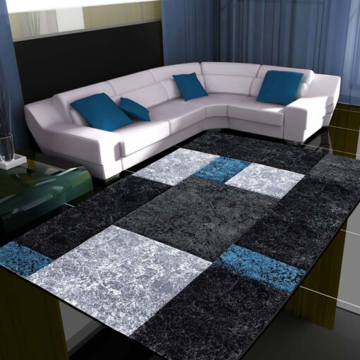 Tapis de couloir Moderne carreaux Hawaï - turquoise - sfeer