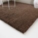 Tapis de couloir poils longs Shaggy Trend - marron