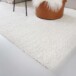 Tapis de couloir poils longs Shaggy Trend - Crème