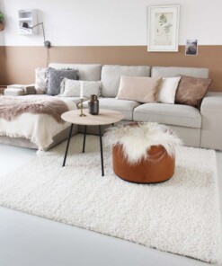 Tapis de couloir poils longs Shaggy Trend - Crème Tapis de couloir poils longs Shaggy Trend - Crème