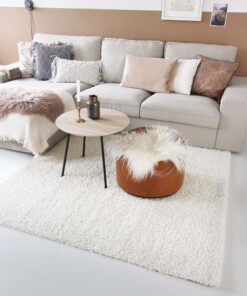 Tapis de couloir poils longs Shaggy Trend - Crème Tapis de couloir poils longs Shaggy Trend - Crème