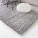Tapis de couloir poils longs Shaggy Trend - gris clair