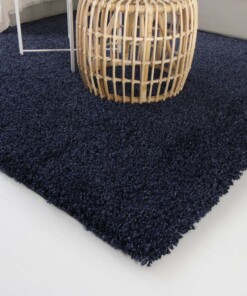 Tapis de couloir poils longs Shaggy Trend - bleu marine Tapis de couloir poils longs Shaggy Trend - bleu marine