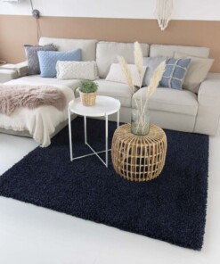 Tapis de couloir poils longs Shaggy Trend - bleu marine Tapis de couloir poils longs Shaggy Trend - bleu marine