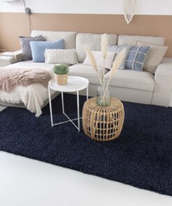 Tapis de couloir poils longs Shaggy Trend - bleu marine Tapis de couloir poils longs Shaggy Trend - bleu marine
