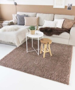 Tapis poils longs Shaggy Trend - Moka