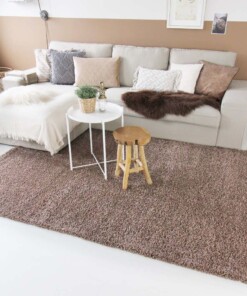 Tapis poils longs Shaggy Trend - Moka