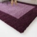 Tapis poils longs avec Bordure Shaggy Trend - violet