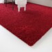 Tapis de couloir poils longs Shaggy Trend - rouge