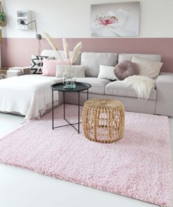 Tapis poils longs Shaggy Trend - rose clair Tapis poils longs Shaggy Trend - rose clair