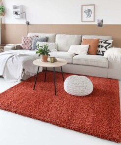 Tapis de couloir poils longs Shaggy Trend - terracota Tapis de couloir poils longs Shaggy Trend - terracota
