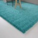 Tapis de couloir poils longs Shaggy Trend - turquoise