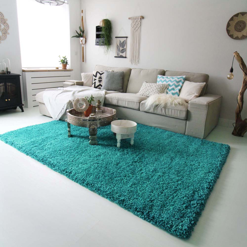 Tapis poils longs - Shaggy Royal turquoise Tapis poils longs - Shaggy Royal turquoise