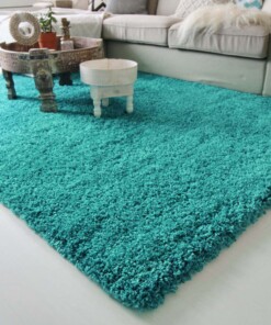Tapis poils longs - Shaggy Royal turquoise