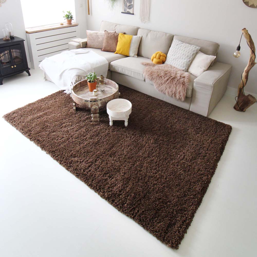Tapis poils longs - Shaggy Royal marron Tapis poils longs - Shaggy Royal marron