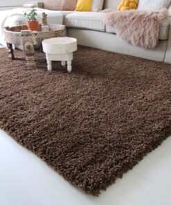 Tapis poils longs - Shaggy Royal marron