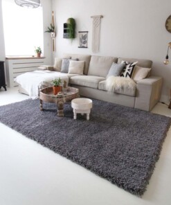 Tapis poils longs - Shaggy Royal gris