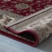Tapis oriental Royalty - rouge/Crème - close up vouw, thumbnail