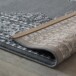 Tapis oriental Royalty - gris - close up vouw, thumbnail