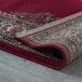 Tapis oriental Royalty - rouge - close up vouw, thumbnail