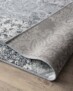 Tapis patchwork Factum - gris clair - close up vouw, thumbnail