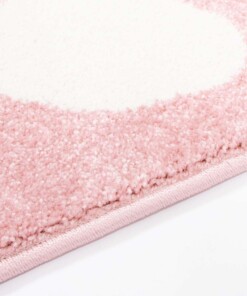 Tapis Carré enfant Coeur 3D - rose/Crème - close up zijkant, thumbnail Tapis Carré enfant Coeur 3D - rose/Crème - close up zijkant, thumbnail