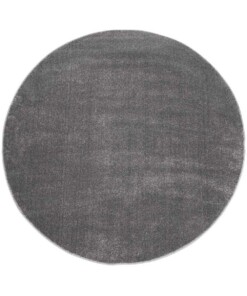Tapis velours Rond Gala - gris foncé - overzicht boven
