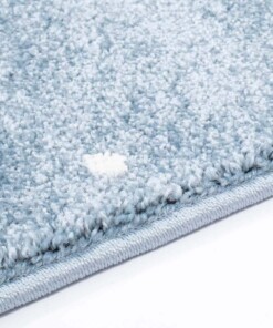 Tapis enfant nuage & étoile 3D - bleu/Crème - close up zijkant, thumbnail