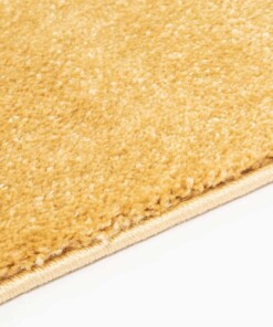 Tapis velours Gala - jaune - close up zijkant, thumbnail