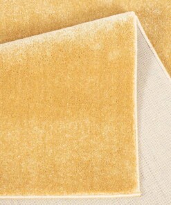 Tapis velours Gala - jaune - close up vouw, thumbnail