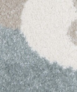 Tapis enfant lama - bleu/blanc - close up materiaal, thumbnail