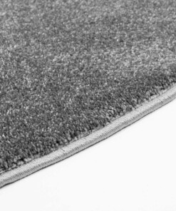 Tapis velours Rond Gala - gris foncé - close up zijkant, thumbnail Tapis velours Rond Gala - gris foncé - close up zijkant, thumbnail