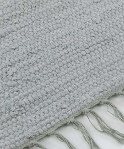 Tapis Kilim tissé main Bomull - gris - close up zijkant, thumbnail Tapis Kilim tissé main Bomull - gris - close up zijkant, thumbnail