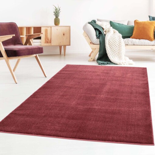 Tapis Carré velours Gala - rouge - sfeer