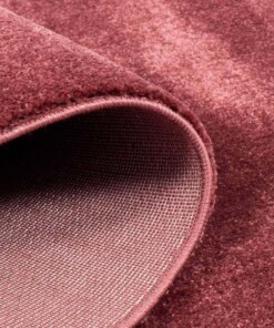 Tapis velours Rond Gala - rouge - close up vouw, thumbnail Tapis velours Rond Gala - rouge - close up vouw, thumbnail