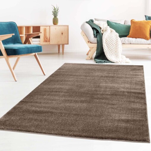 Tapis velours Gala - marron - sfeer