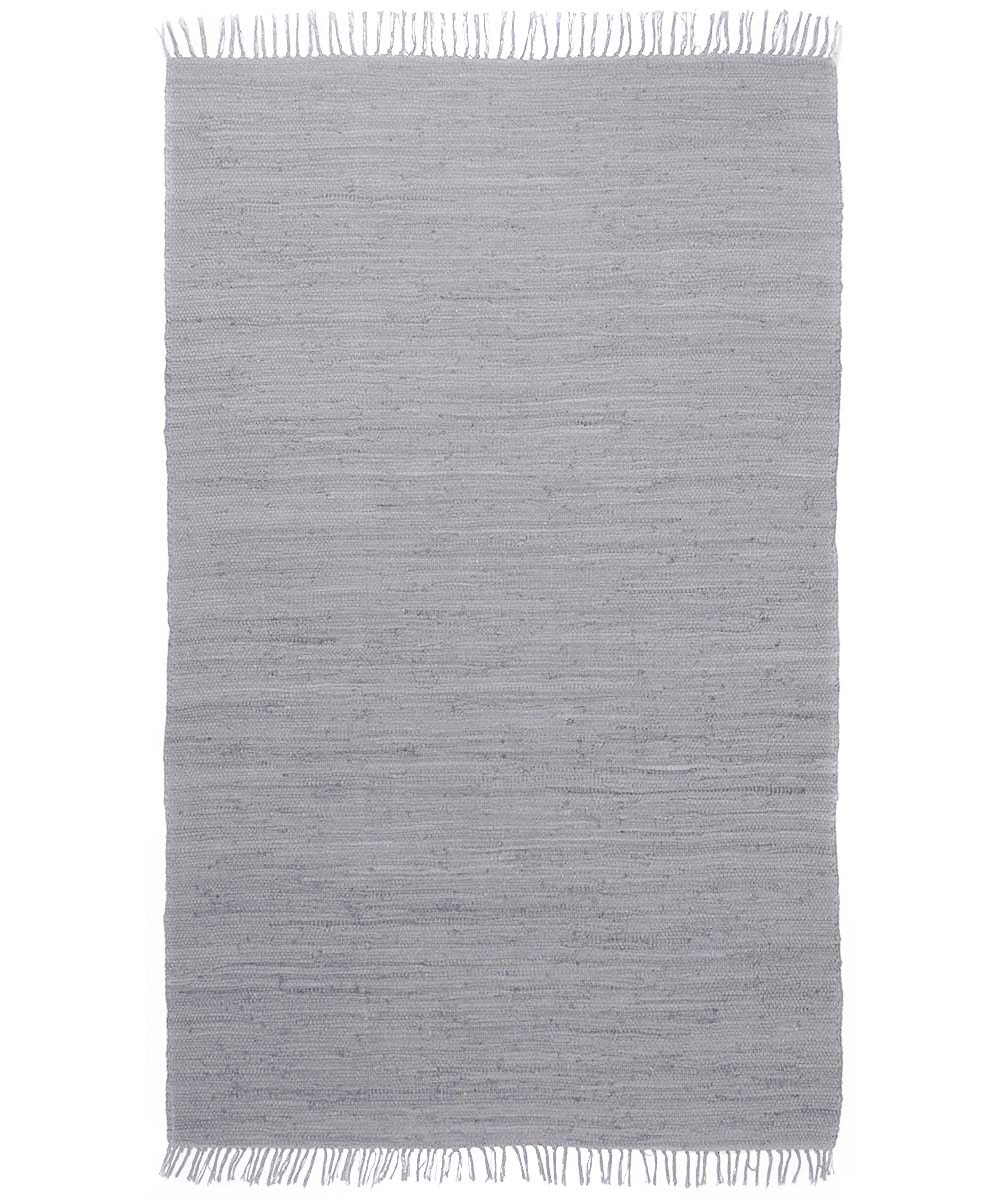Tapis Kilim tissé main Bomull - gris - overzicht boven Tapis Kilim tissé main Bomull - gris - overzicht boven
