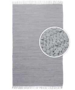 Tapis Kilim tissé main Bomull - gris - overzicht boven, thumbnail Tapis Kilim tissé main Bomull - gris - overzicht boven, thumbnail