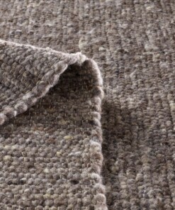 Tapis laine tissé main Oslo - gris - close up vouw, thumbnail Tapis laine tissé main Oslo - gris - close up vouw, thumbnail