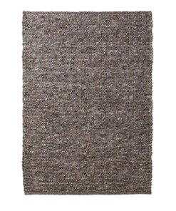 Tapis laine tissé main Oslo - gris - overzicht boven