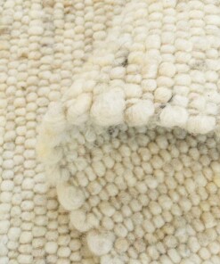 Tapis en laine tissé main Veve - beige/Crème - close up vouw, thumbnail Tapis en laine tissé main Veve - beige/Crème - close up vouw, thumbnail