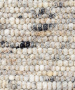 Tapis en laine tissé main Ylva - gris - close up materiaal, thumbnail Tapis en laine tissé main Ylva - gris - close up materiaal, thumbnail