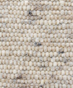 Tapis en laine tissé main Ylva - beige/gris - close up materiaal, thumbnail Tapis en laine tissé main Ylva - beige/gris - close up materiaal, thumbnail