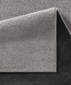 Tapis Carré poil ras Qualis - gris foncé - close up vouw, thumbnail Tapis Carré poil ras Qualis - gris foncé - close up vouw, thumbnail