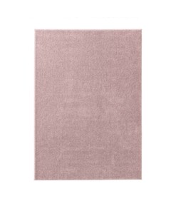Tapis poil ras Qualis - rose - overzicht boven