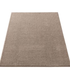 Tapis poil ras Qualis - taupe - overzicht schuin, thumbnail Tapis poil ras Qualis - taupe - overzicht schuin, thumbnail